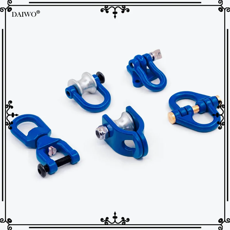 

Metal Trailer Towing Buckle Tow Shackle Hook Decorations for 1/10 RC Rock Crawler Car Axial SCX10 Traxxas TRX4 D90 YIKONG D110