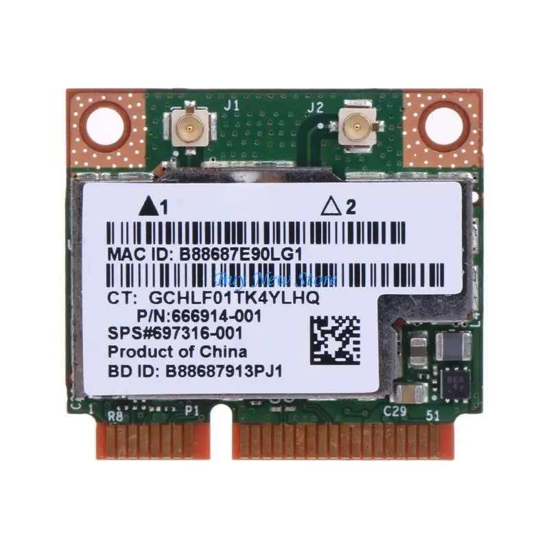 20CE 2.4G/ BT4.0 Mini Tarjeta red inalámbrica doble banda PCIe para BCM943228HMB