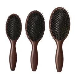 1PC Wood Comb Professional Healthy Paddle Cushion Hair Loss Massage Brush Hairbrush Comb Scalp Hair Care Healthy Wooden Comb