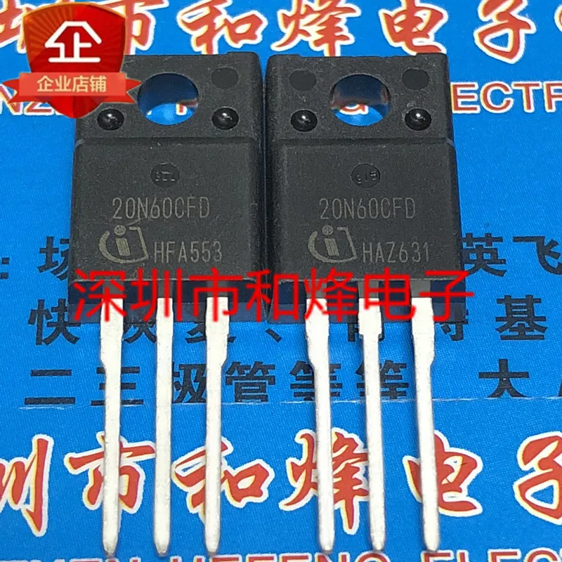 Free shipping   20N60CFD SPA20N60CFD TO-220F 650V20.7A      10PCS