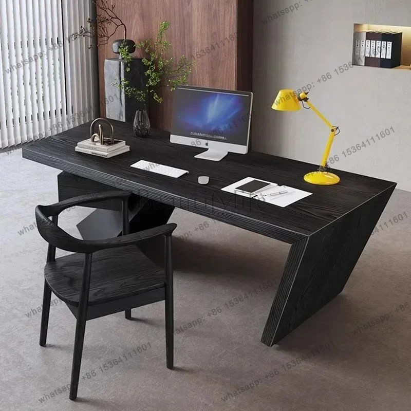 LD Minimalist Office Desk Workstation Professional Office Desk Computer Multifunctional Executive Display Tavolino Unique