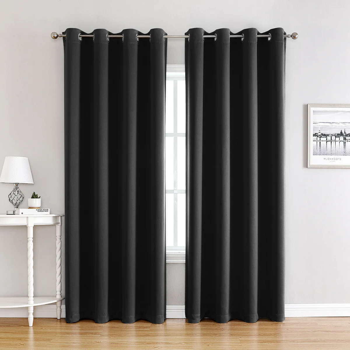 

1 Panel Moder Curtains For Livingroom High Shaing Curtain90% For Blackout Bedroom Curtain Thick Blinds Drapes Door