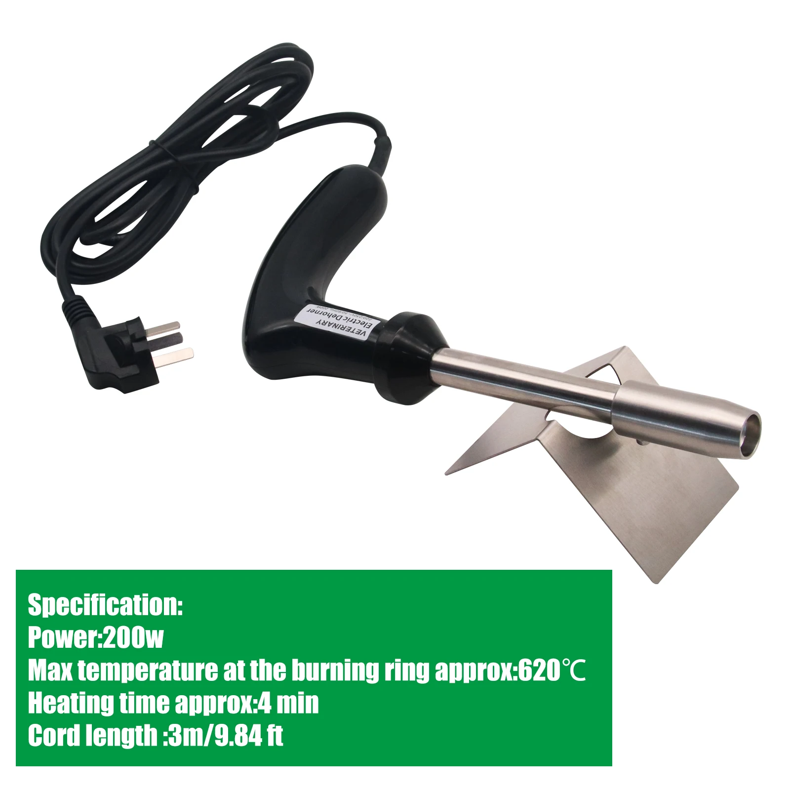 1 قطعة الماشية الكهربائية العجل Dehorner آلة الماعز القرن إزالة قطع Dehorning 110 فولت الولايات المتحدة التوصيل أداة لمعدات الماشية المزرعة