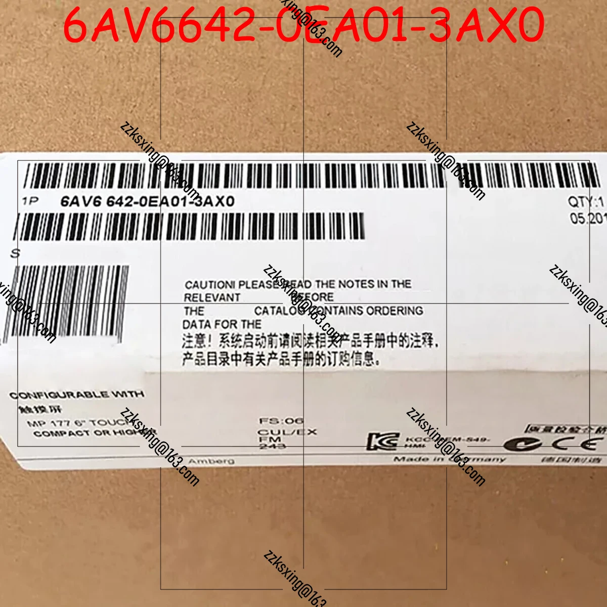 Brand   New  6AV6642-0EA01-3AX0   Original Touch Screen Human-machine Interface