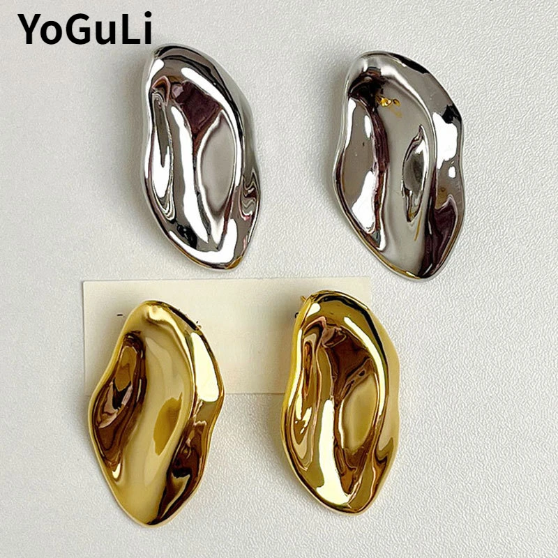 Modern Jewelry European and American Design Irregular Drop Earrings For Women Gifts Exaggerative Ear Accessories Hot Sale