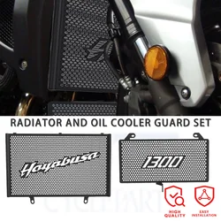 Motorcycle Accessories Radiator Grille Guard Cover Oil Cooler Guard Set For Suzuki GSX 1300R Hayabusa 1999-2023 2022 2021 2020