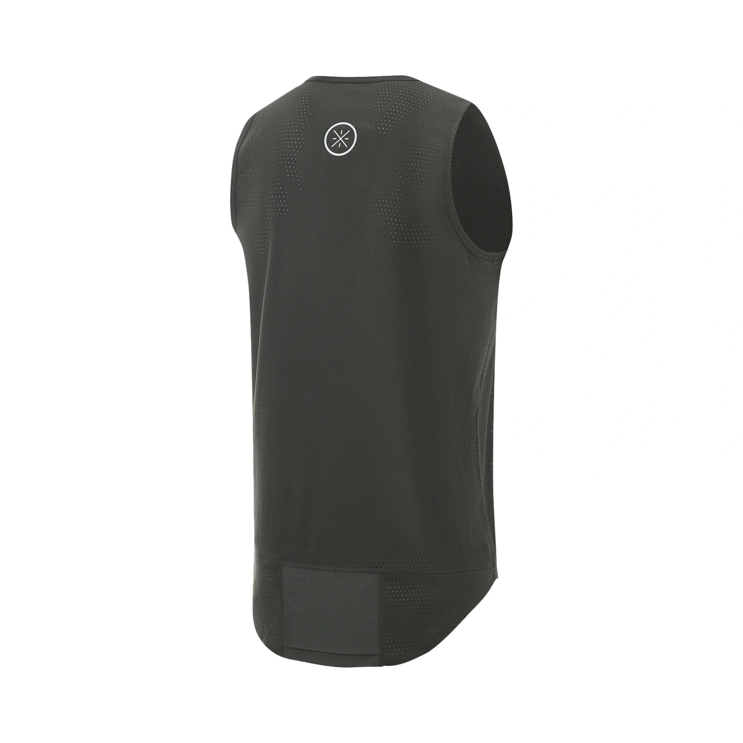 Li-Ning 男性ウェイドスポーツベストレギュラーフィット通気性裏地レジャーノースリーブ Tシャツクルーネック競技 Tシャツトップス AVSU021