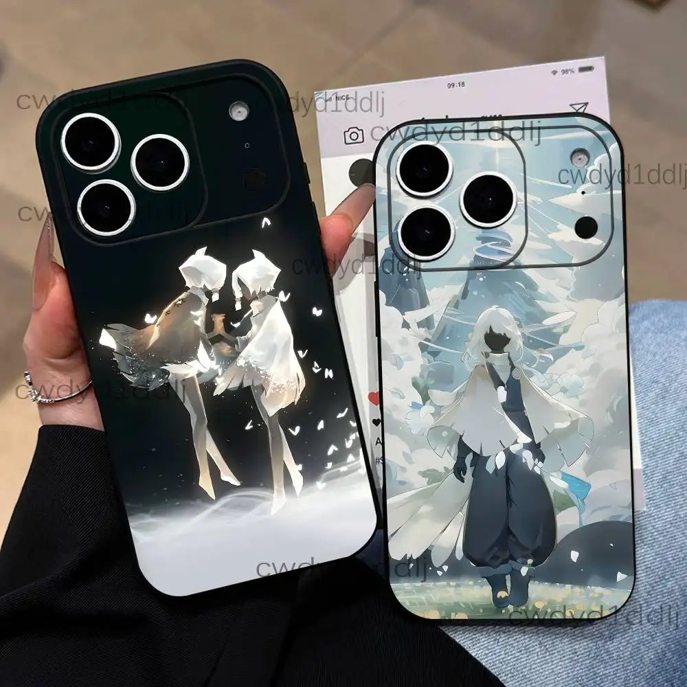 

S-Sky Children Of The Light Phone Case For iPhone 17,16,15,11,12,14,13 Pro Max Mini XS,XR,7 Plus 16E Air Shockproof Soft Cover