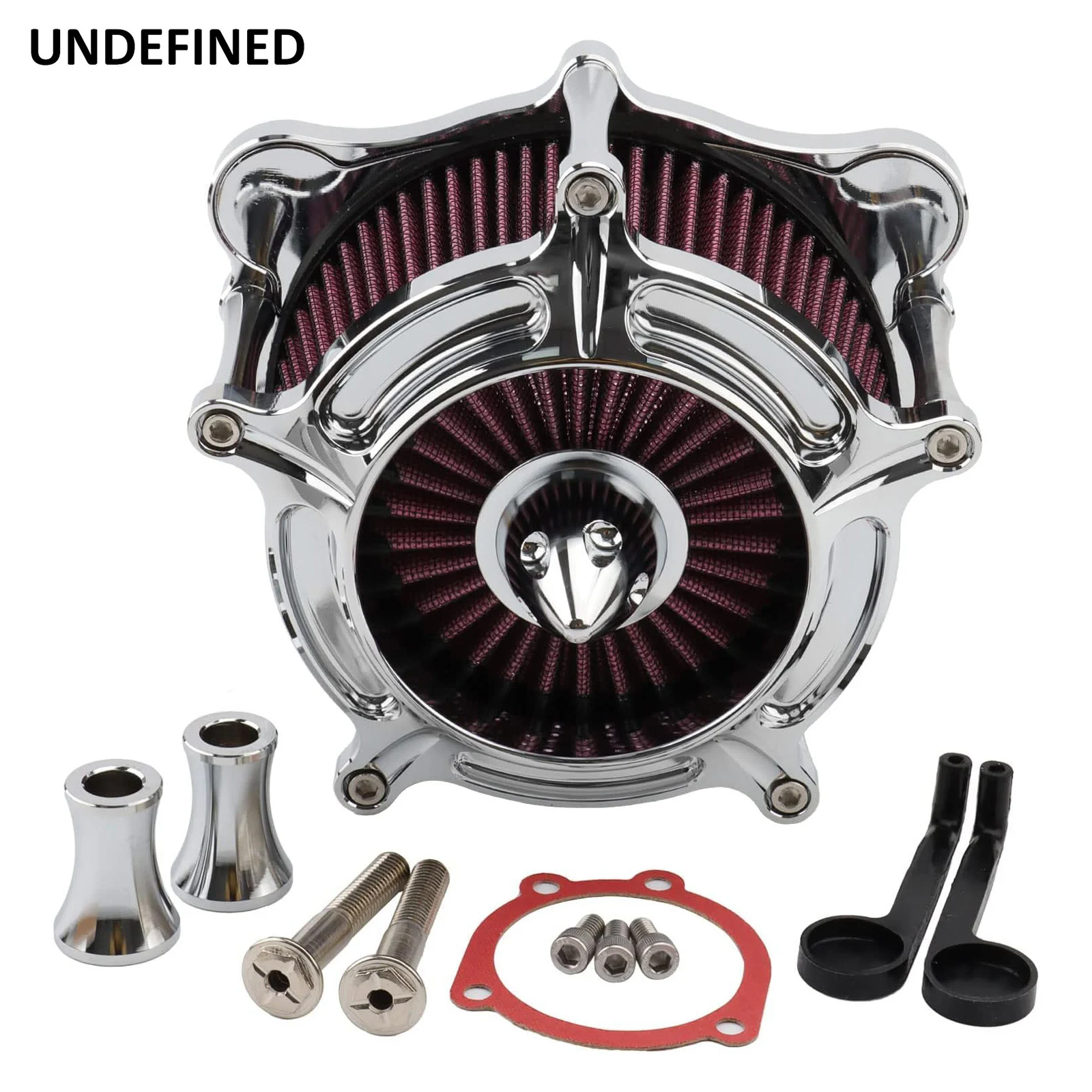 

Air Filter Intake Cleaner Kit Spike Turbine for Harley Dyna Street Bob FXR Softail Touring Road King Street Glide Twin Cam EVO