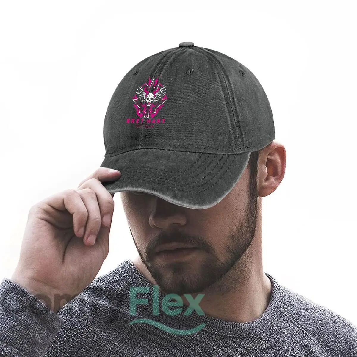 Czapka baseballowa Bret Hart Hit Man Washed