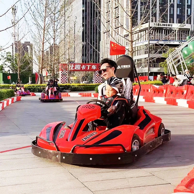 Commercial Inflatable Trye Cyclone Parent-child Professional High Speed Drift Karting Adult karts kids Go Kart Electric Go Kart