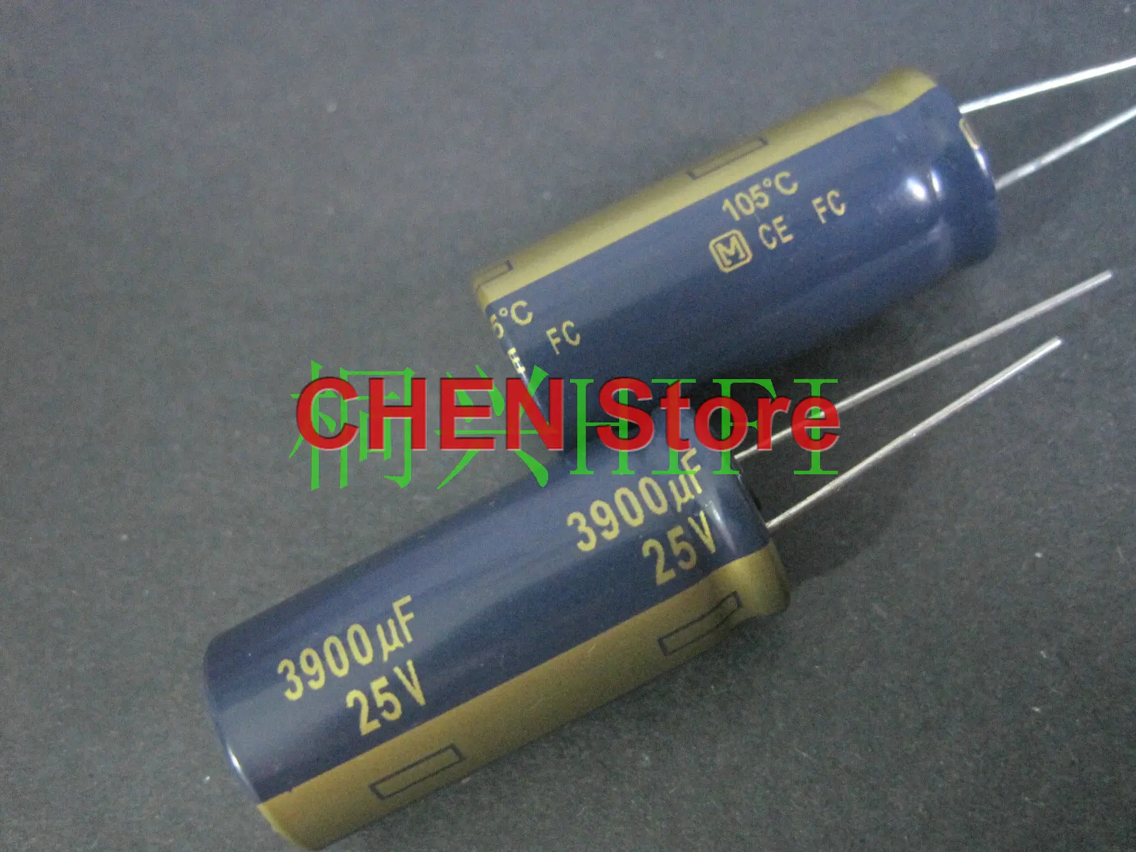 

10PCS matsushita capacitor FC 25V3900UF 16X35MM ultra low internal resistance Electrolytic Capacitor ce fc 3900uf 25v Gold