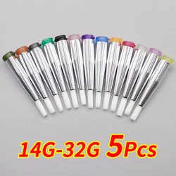 5pcs 3mm round mouth soft brush needle dispensing injection needle glue coating needle for precision dispensing machine