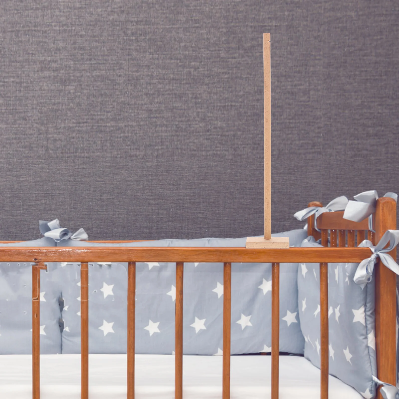 Wooden Baby Mobile Arm Holder Crib Mobile Stand Bed Bell Bracket Hanging Hanger Nursery Decor Crib Accessories