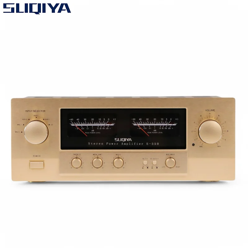 Pré-amplificador SUQIYA-Referência Accuphase C3850 + E550 Classe de alta potência A e B Amplificador de combinação de pontes totalmente balanceadas