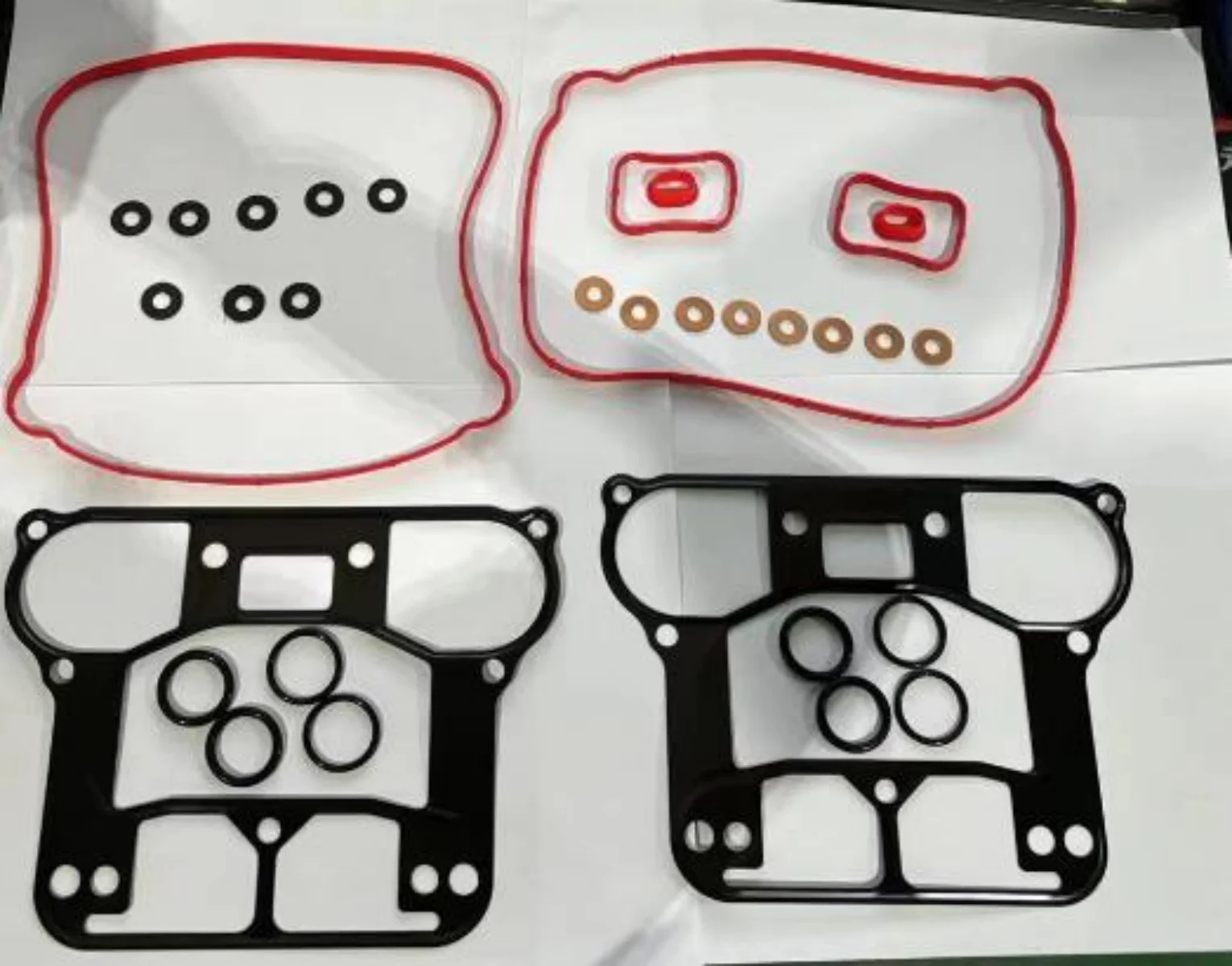 Fit James 17030-07-X Rocker Cover Gasket Kit XL1200C Sportster 1200 Custom 07-19