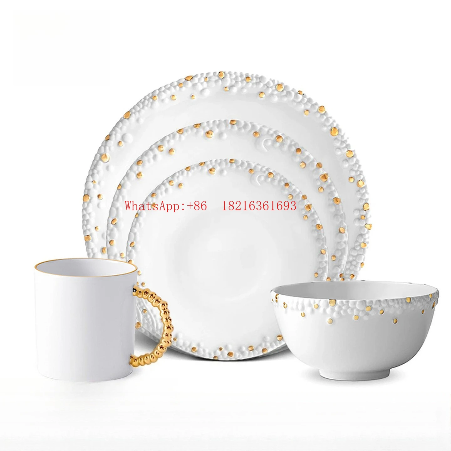 Ceramic Bowls, Plates, Tableware, Western Plates, Gold Embellished Mugs