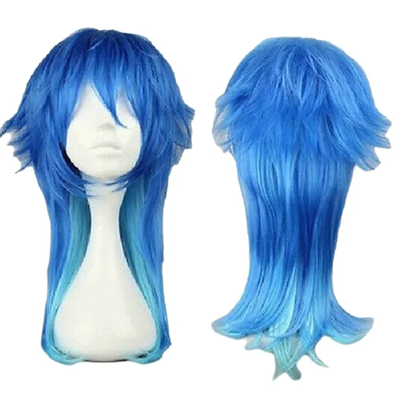 

Cosplay wig with gradient color by Sayuri Aoba, flipping wig Synthetic fiber wig