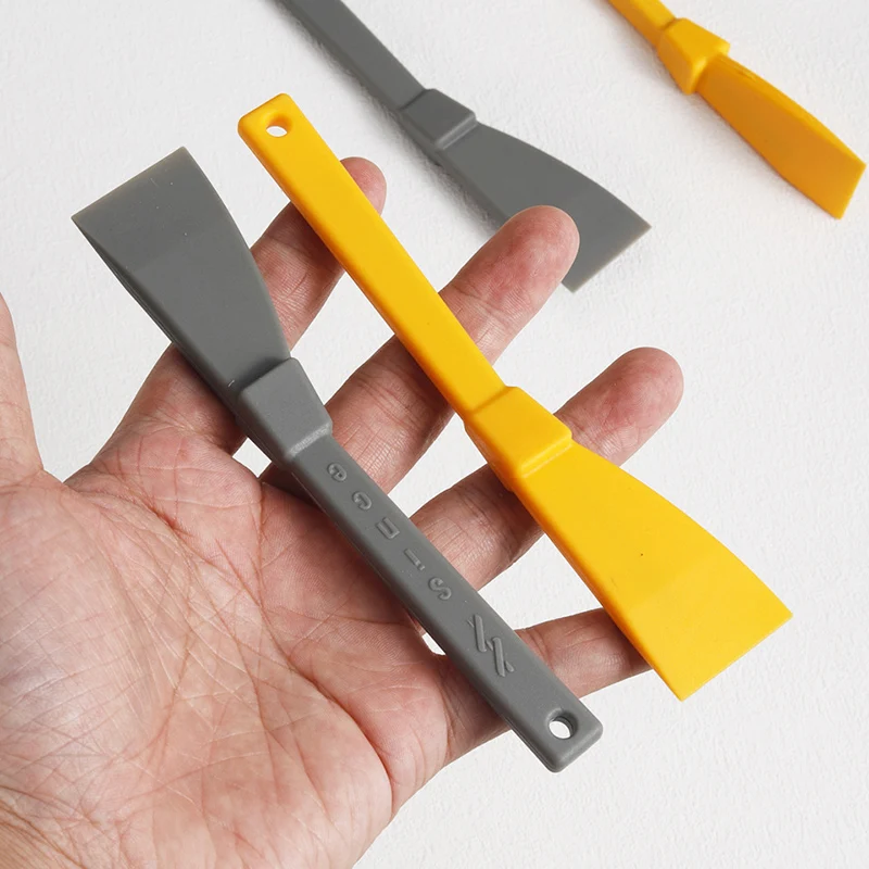 1 adet/paket Tutkal Serpme Makineleri Smear Çubukları Aplikatör Boyama Kazıyıcılar El Yapımı Diy Deri El Sanatları Aracı Film Kaplama Kazıyıcı