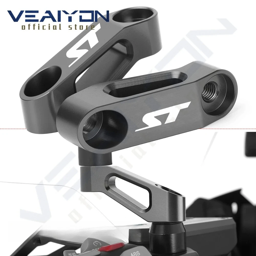 

For ST ST1100 ST1300 st 1100 1300 -2023 2024 Motorcycle accessories Aluminum Rearview Mirrors Extension Riser Extend Adapter
