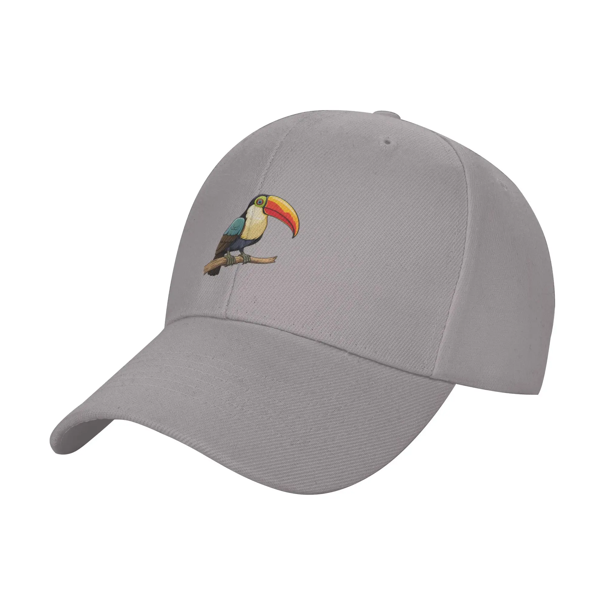 Hot Sale Tukan Vogel Djungel Exotic Animals Baseball Cap  Autumn Men's Summer Cap  Seaside Travel Men's Summer Cap