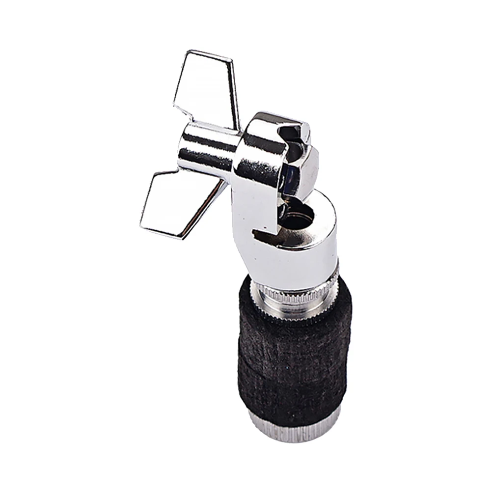 

Hat Clutch Stainless Steel Replacement Drum Accessory for Gigging Drummers Silver Black Metal Design Quick