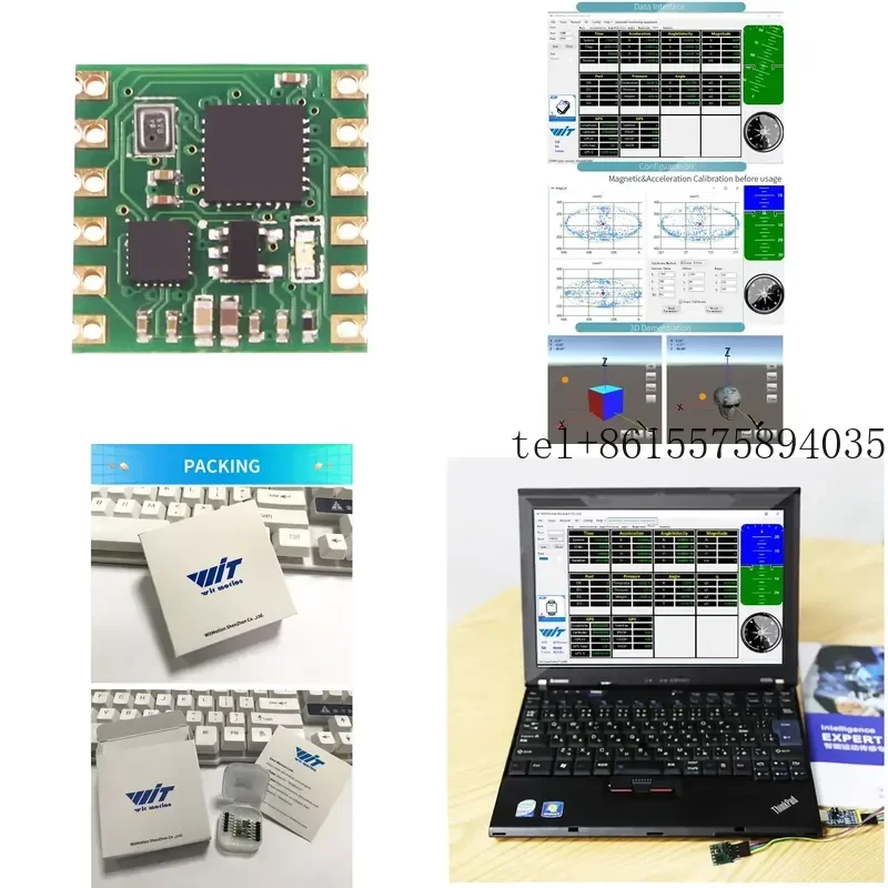 

Hot WT901B 10-Axis MEMS High Stability Accelerometer Gyroscope Sensor Module Kalman Filter Angle Output Magnetic Pressure