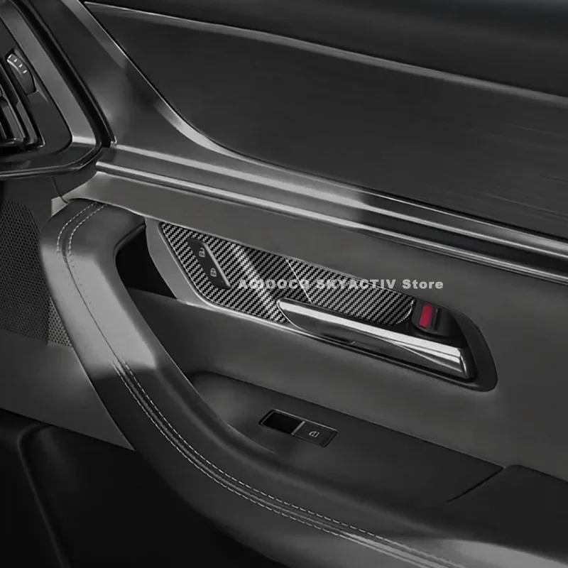 Car Interior Door Handle Bowl Frame Cover Trim for Mazda CX-90 CX90 Interior Accessories 2024