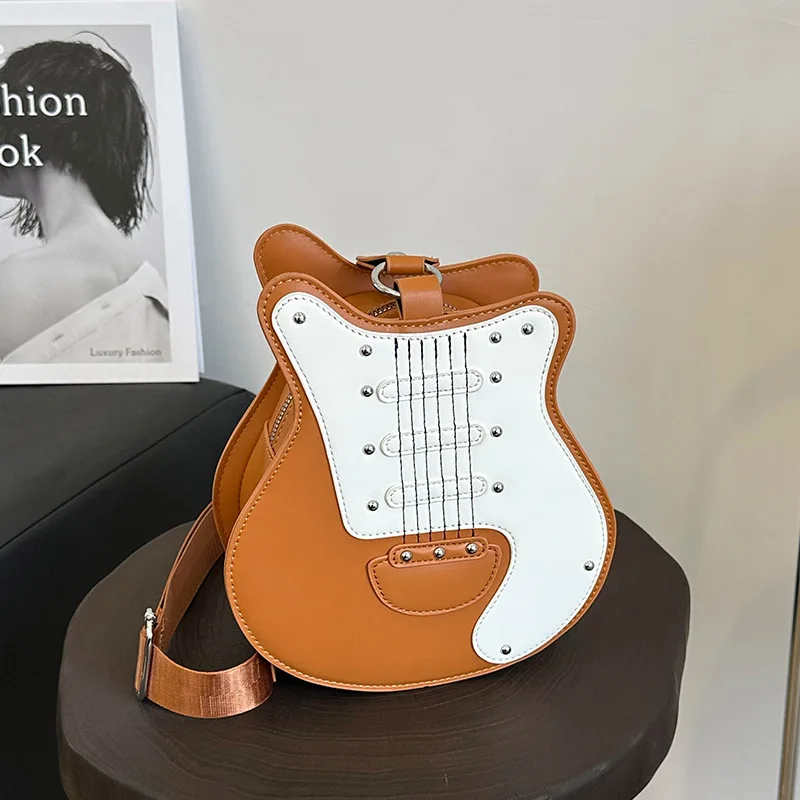 

Женская сумка в литературном стиле, дизайн гитары, забавная нагрудная сумка через плечо, женская повседневная сумка на плечо, индивидуальная сумка, маленькая сумка для телефона