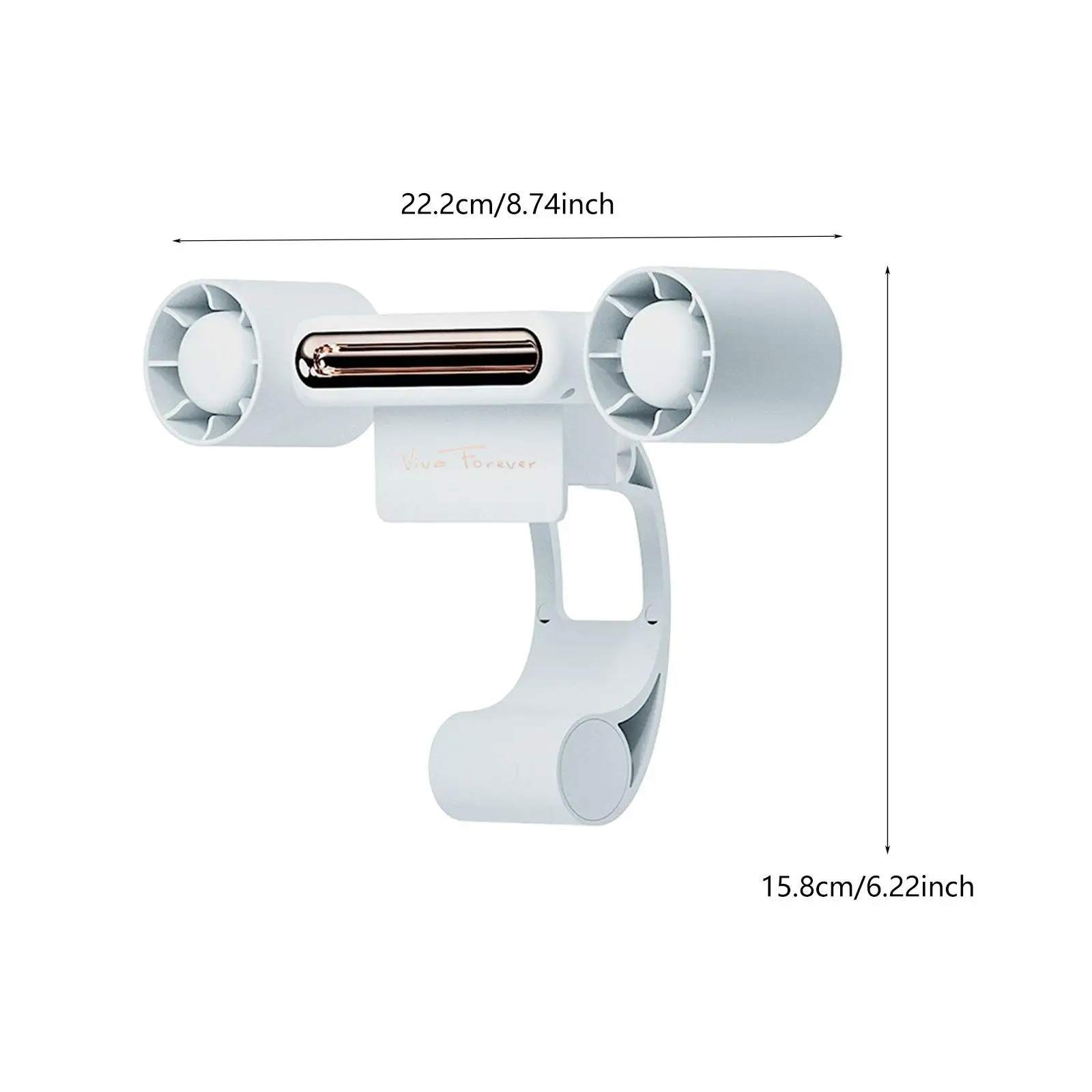 Персональный охлаждающий вентилятор, многофункциональный трехрегулируемый монитор скорости ветра, аксессуары для вентиляторов для спальни, ноутбука, офиса, дома