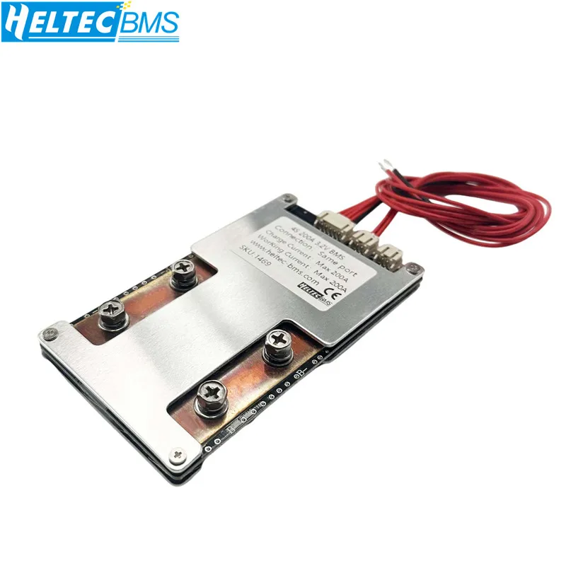 Placa da proteção do Heltecbms-LiFePO4, inversor de UPS, motocicleta, BMS, equilíbrio 200A, 18650, 3S, 12V, 12.6V, 16.8V, 18650