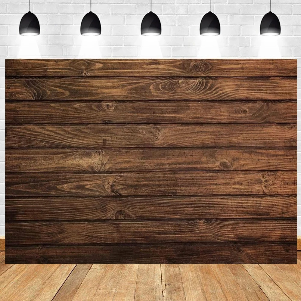 Brown Wood Floor Texture Backdrop Theme Photography Kids Vinyl Background Photo Backdrop for Photo Studio Decor Supplies