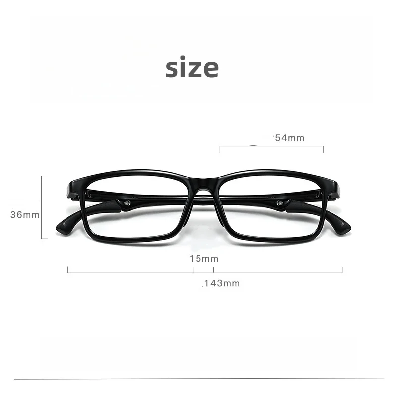 MOMOJA Ultra Light Dual Color Board Square Men's Eyeglass Frame TR Anti Slip Silicone Optical Prescription Glasses For Men 5023