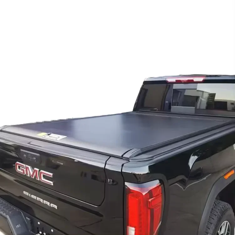 Custom-Fit Aluminum Roller Lid For Heavy Duty Pickup Truck Hard Tonneau Cover For Gmc Sierra 1500 2500HD 3500hd