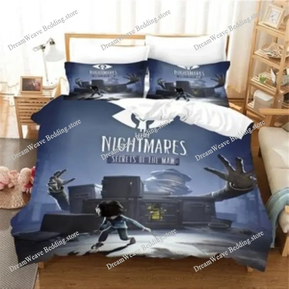 Little Nightmare 3D Printed Duvet Case Pillowcase Bedding Set Twin Full King Size For Bedroom Decor Home Textileextile741 3