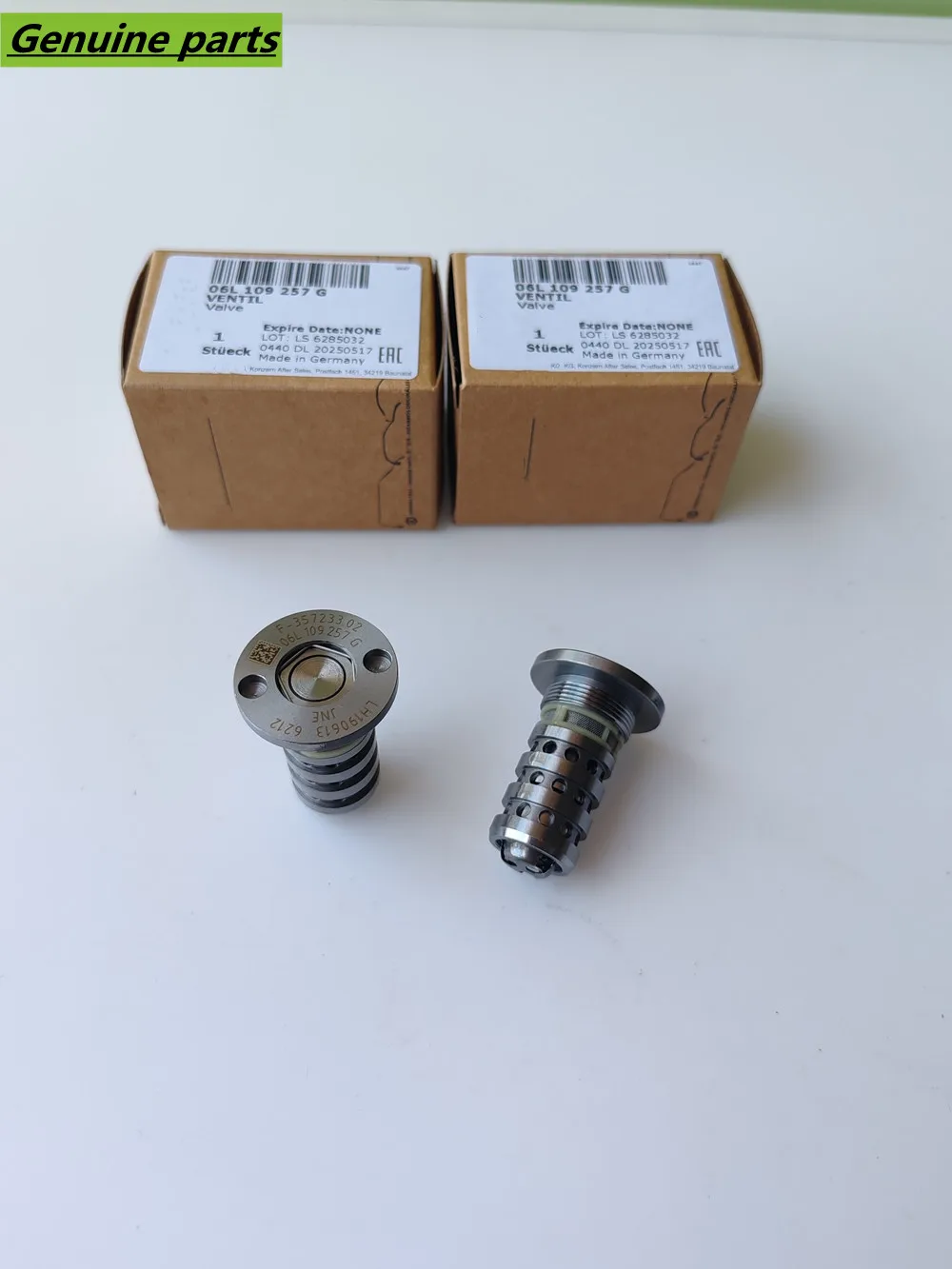 Genuine 06L-109-257-G / 06L109257G 20mm Camshaft Control Valve 06K109257H Adjuster Valve for VW Audi seat skoda 1.8T 2.0T 2015+