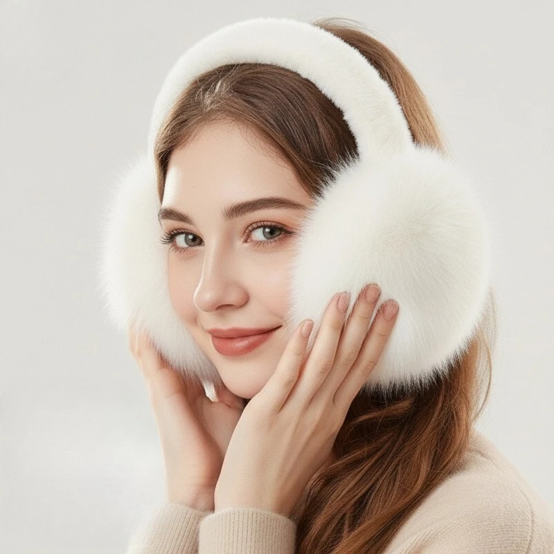 Winter Warme Oorbeschermers Vrouwen Ingebed Pluche Oorbeschermers Mannen Decompressie Zachte Katoenen Oorbanden Verbreding Hoofdbanden Pluche Oorbeschermers Vrouwen