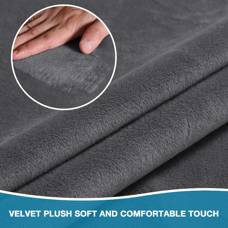 High Stretch Sofa Cover Velvet Tub Chair Cover Skid Resistance Furniture Protector Stretch Fabric Super Soft Couch Slipcover