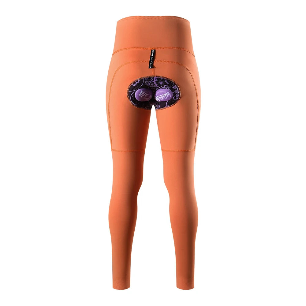 WOSAWE-pantalones de ciclismo para mujer, ropa deportiva reflectante con relleno 5D, a prueba de golpes, para montar en bicicleta de montaña, primavera y verano