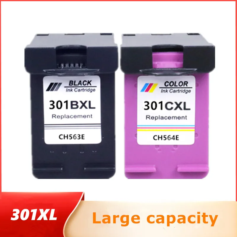 Compatible 301XL Ink Cartridge Replacement for HP 301 XL for HP301 DeskJet 1050 2050 3050 2150 3150 1010 1510 2540 Printer