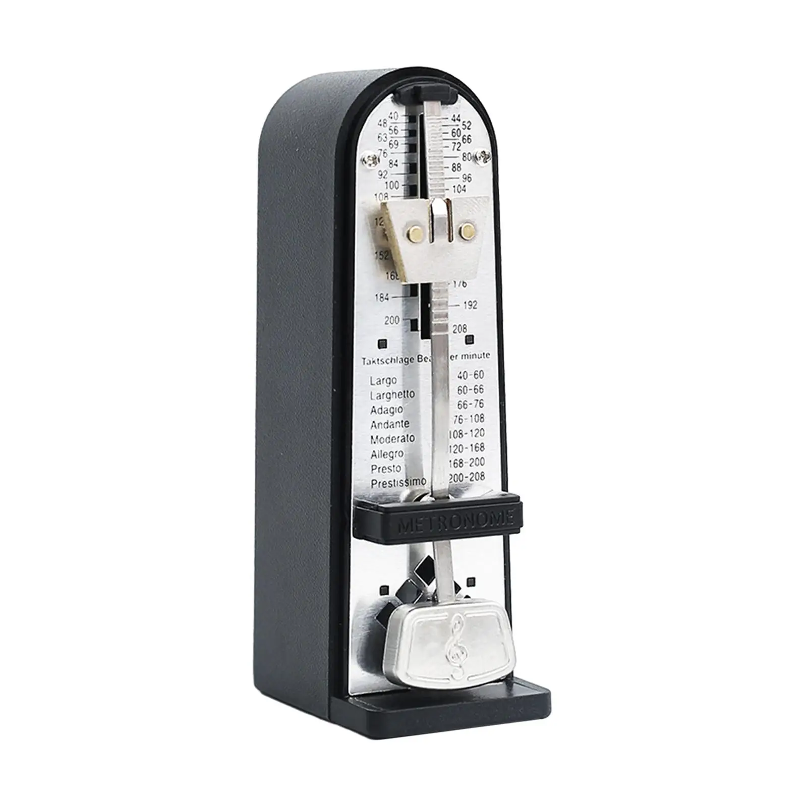 High Precision Portable Mechanical Metronome Digital Counting Metal Material Loud Beat for Drum Piano Guitar Ukulele Violin
