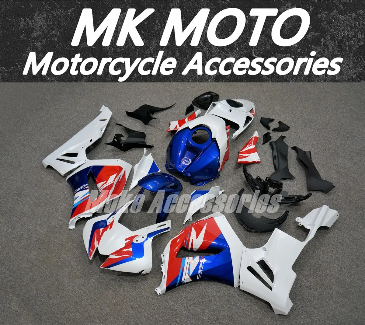 Moke moto Motorcycle Fairings Kit Fit For Cbr600rr 2024 2025 Bodywork Set ABS Injection New White Red Blue Black