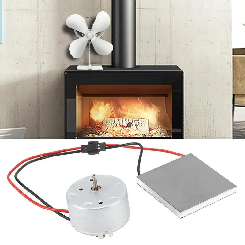 

Fireplace Fan Motor Generator Sheet Electric Power Generator Fan Generator Piece Stable Firm Motor Accessories Set for home