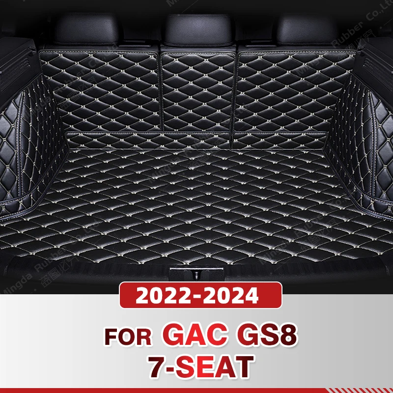 

Auto Full Coverage Trunk Mat For GAC Trumpchi GS8 7-Seat 2022-2024 23 Car Boot Cover Pad Cargo Interior Protector Accessories