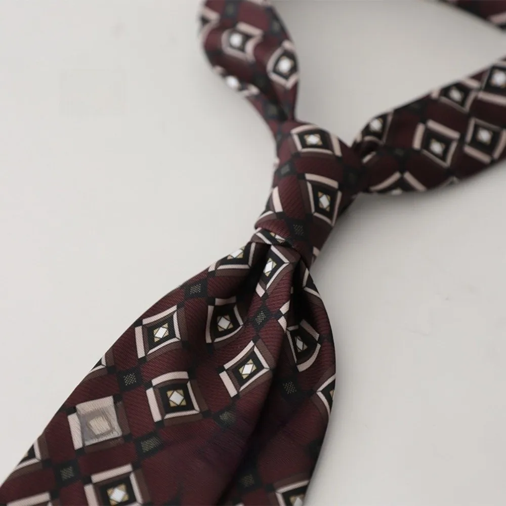 Modische Elegante Paisley-Krawatte 9cm Breit Polyester Bedruckte Krawatten Formelle Hemd-Accessoires Luxus-Krawatten für Studenten – Detail 8