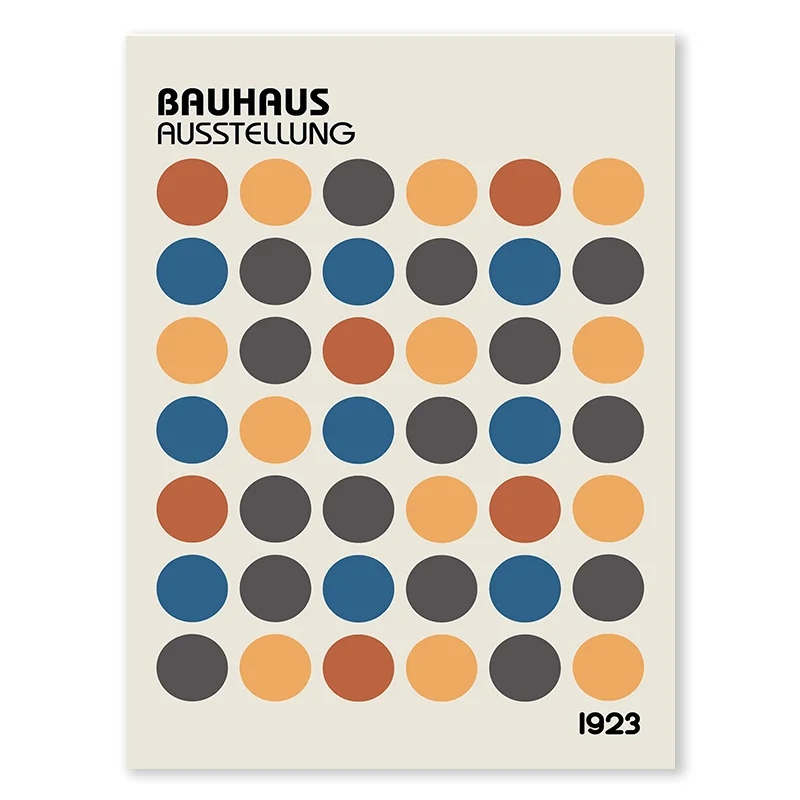 Abstracte Blauwe Kleur Blok Bauhaus Poster Nordic Geometrische Lijnen Canvas Schilderij Print Foto Moderne Slaapkamer Muur Kunst Home Decor