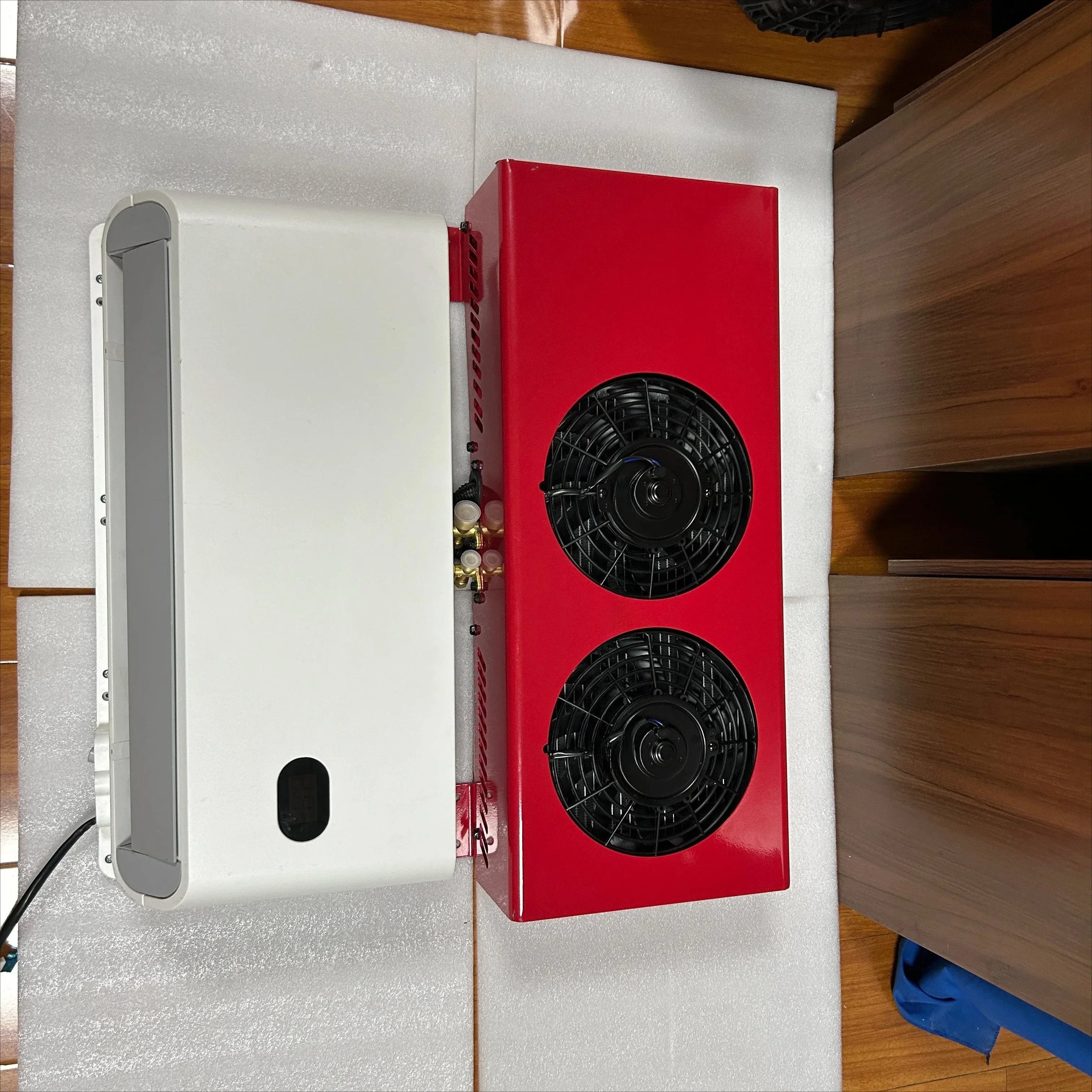 2024 New Dual Fan Ultra-thin Outdoor Unit 12V Horizontal air Conditioner 24V Vertical air Conditioner