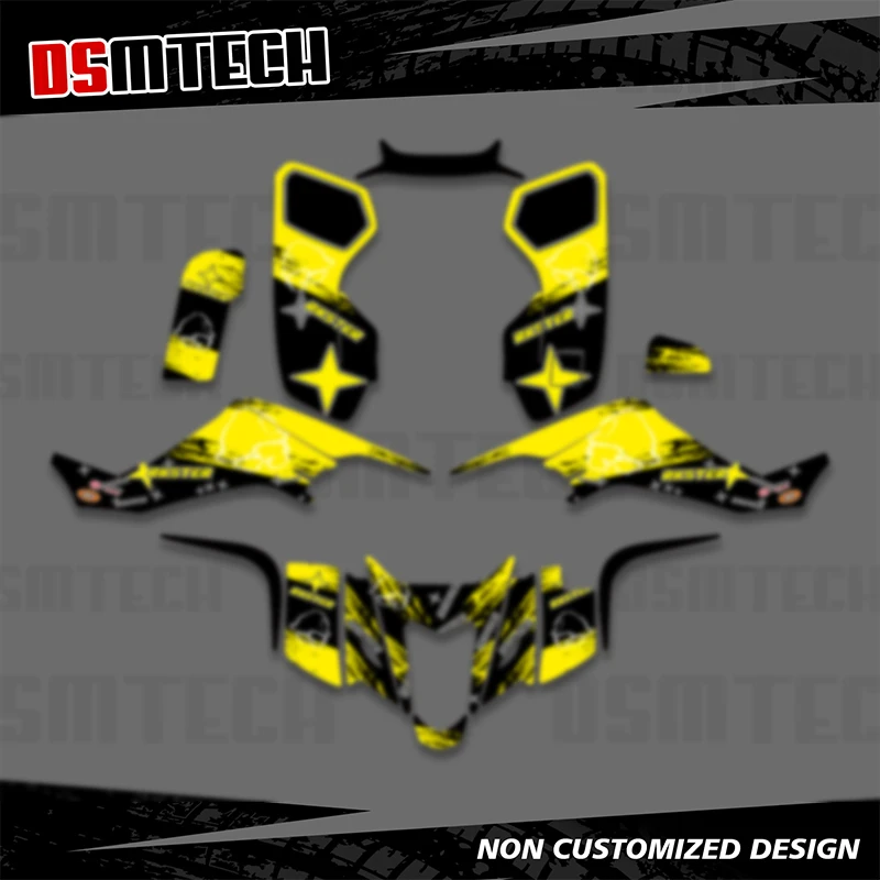 DSMTECH Graphic Decals Sticker Kit DECO Dekor For Suzuki LTZ400 LTZ 400 2003 2004 2005 2006 2007 2008