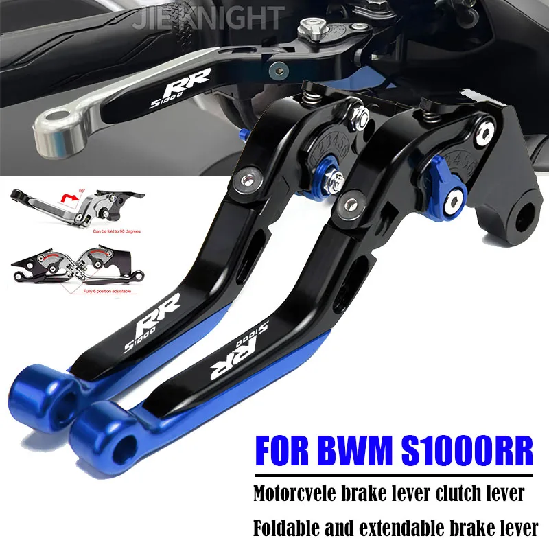 

Motorcycle Accessories CNC Adjustable Folding Extendable Handle Brake Clutch Levers For BMW S1000 RR S1000RR S1000-RR 2010-2023