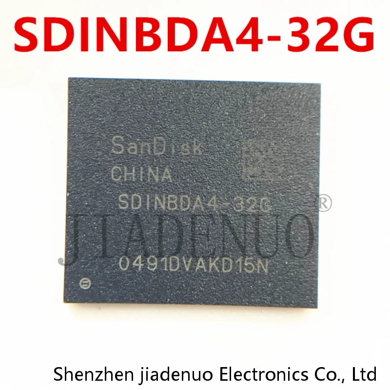 100% New SDINBDA4-32G SDIN5C1-32G SDIN5C2-32G SDIN5C4-32G NCEFBS98-32G NCEMBS99-32G NCEMBSF9-32G H26M64002DQR H26M64003DQR BGA